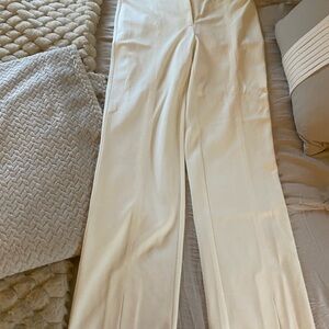 J. McLaughlin Cream Straight Leg Pants